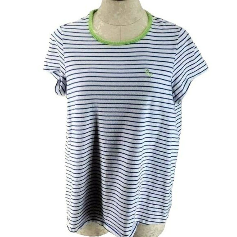 New Editions Blue & White striped‎ Maternity shirt